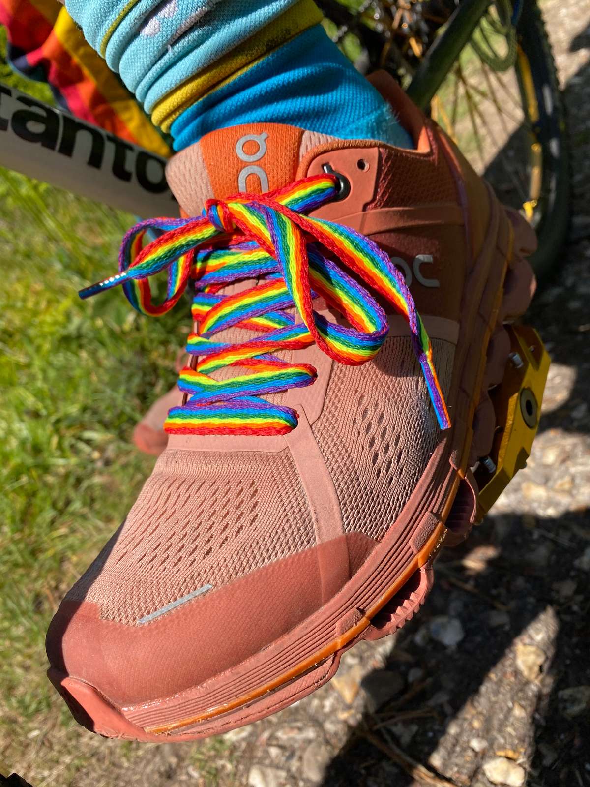 Rainbow sales laces shoes